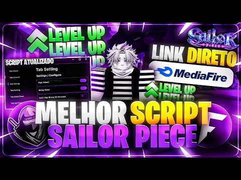 🌊 COMO FICAR LEVEL MAX em MINUTOS no SAILOR PIECE (MELHOR SCRIPT 2026) - roblox