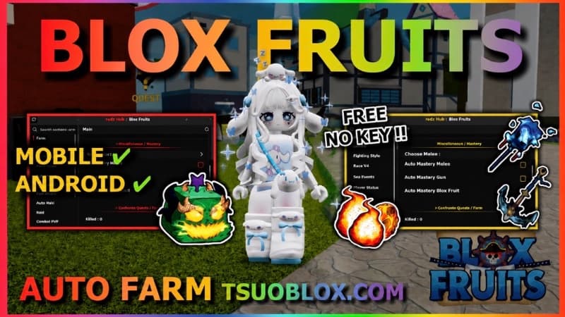 Blox Fruits Script No Key – Minhz Hub