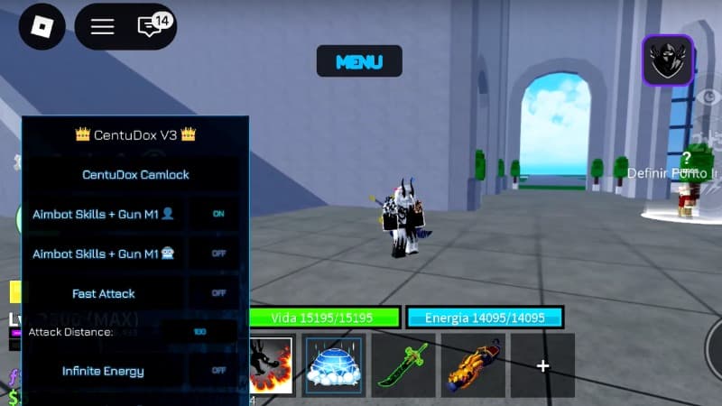 CENTUDOX V3 AIMBOT BLOX FRUITS